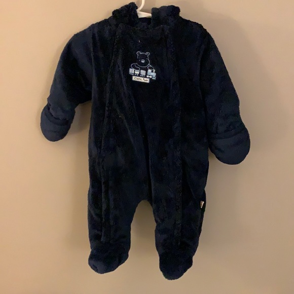 Disney Other - Disney’s Classic Pooh Hooded Baby Winter Suit!